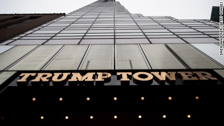 NEW YORK, NY - MARCH 7: A view of Trump Tower, March 7, 2017 in New York City. In a series of tweets on Saturday morning, President Donald Trump accused former President Barack Obama of ordering wiretapping at Trump Tower during the run up to the election. (Photo by Drew Angerer/Getty Images)