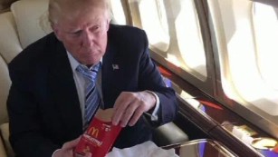 Even without the buns, Trump&#39;s favorite fast-food meal is a diet-buster