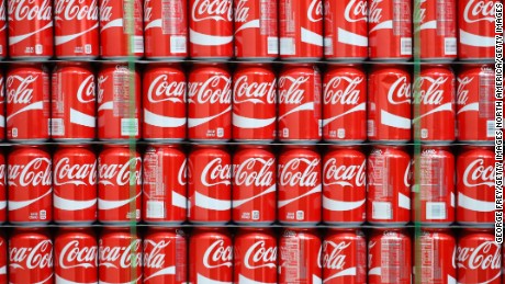 SALT LAKE CITY, UT - FEBRUARY 10: Pallets of Coke-Cola cans wait to the filled at a Coco-Cola bottling plant on February 10, 2017 in Salt Lake City, Utah. Current Coke president James Quincey will become CEO on May 1. (Photo by George Frey/Getty Images)