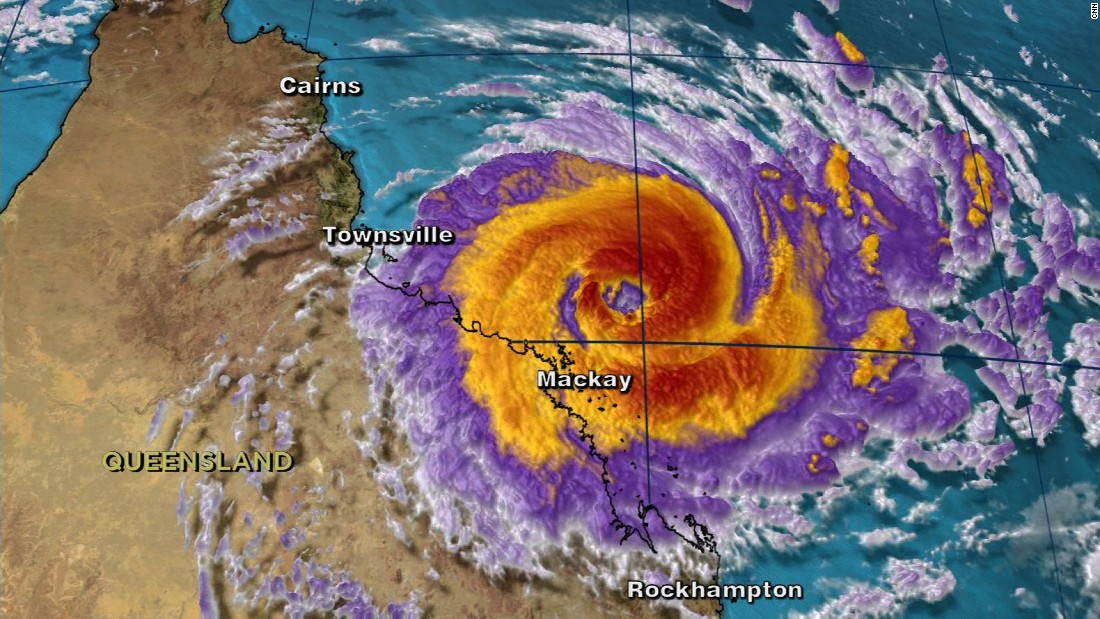 Cyclone Debbie prompts evacuations CNN Video