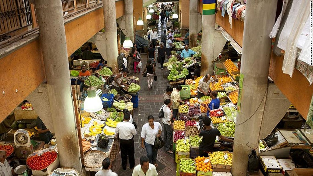 &lt;strong&gt;Central Market -- &lt;/strong&gt;Having undergone a makeover a few years ago, the Central Market in Port Louis is where to find fresh Mauritian produce as well as a food hall with fresh juices and local street eats.