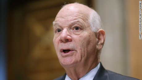 Senate Foreign Relations Committee ranking member Sen. Ben Cardin (D-MD) delivers opening remarks during a hearing titled, &quot;The Persistent North Korea Denuclearization and Human Rights Challenge,&quot; in the Dirksen Senate Office Building on Capitol Hill October 20, 2015 in Washington, DC. 