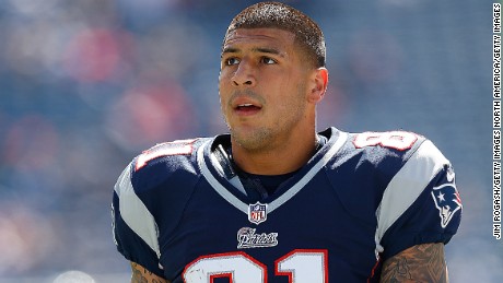 FOXBORO, MA - SEPTEMBER 16:  Aaron Hernandez #81 of the New England Patriots practices before a game against the Arizona Cardinals at Gillette Stadium on September 16, 2012 in Foxboro, Massachusetts. (Photo by Jim Rogash/Getty Images)