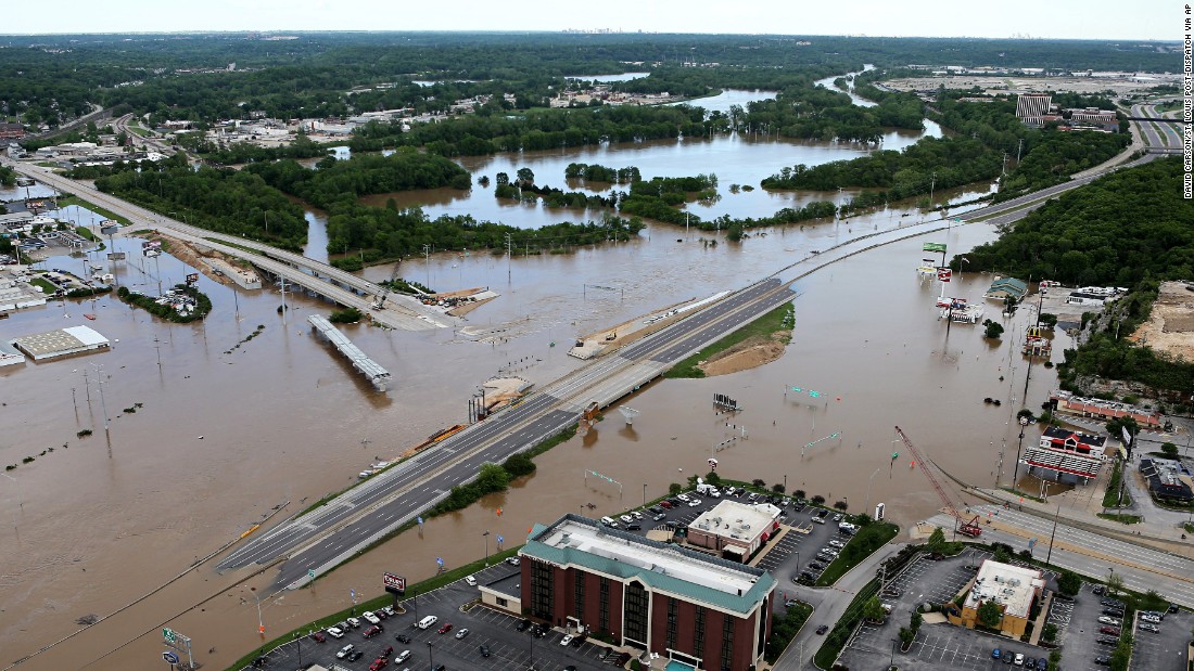 Central US flooding Aerial images show devastation CNN
