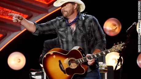 Toby Keith performs during the 2016 American Country Countdown Awards at The Forum in Inglewood, California, May 1, 2016. 
