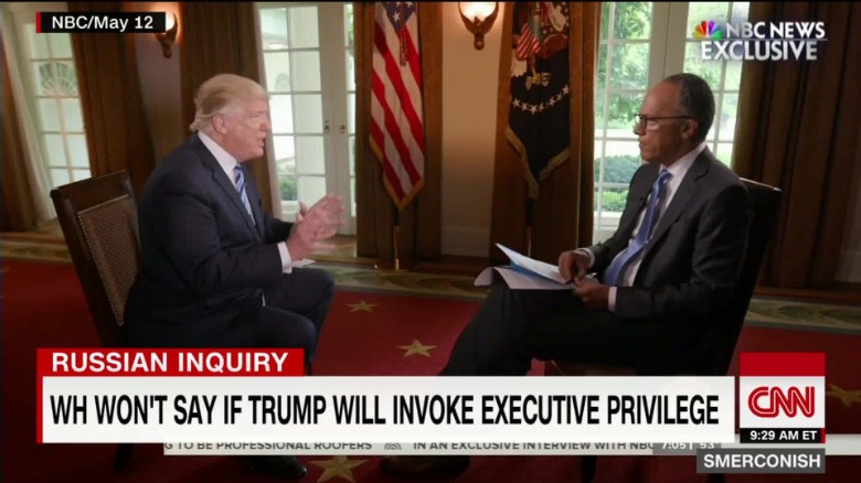 Trump Cant Stop Comey With Executive Privilege Opinion Cnn