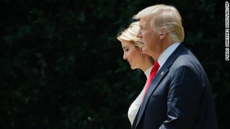 President Donald Trump walks with his daughter Ivanka Trump from the Oval Office the White House in Washington, Tuesday, June 13, 2017, before boarding Marine One helicopter for a quick trip to nearby Andrews Air Force Base, Md. They are traveling to Milwaukee, Wis., to meet with people dealing with health care.