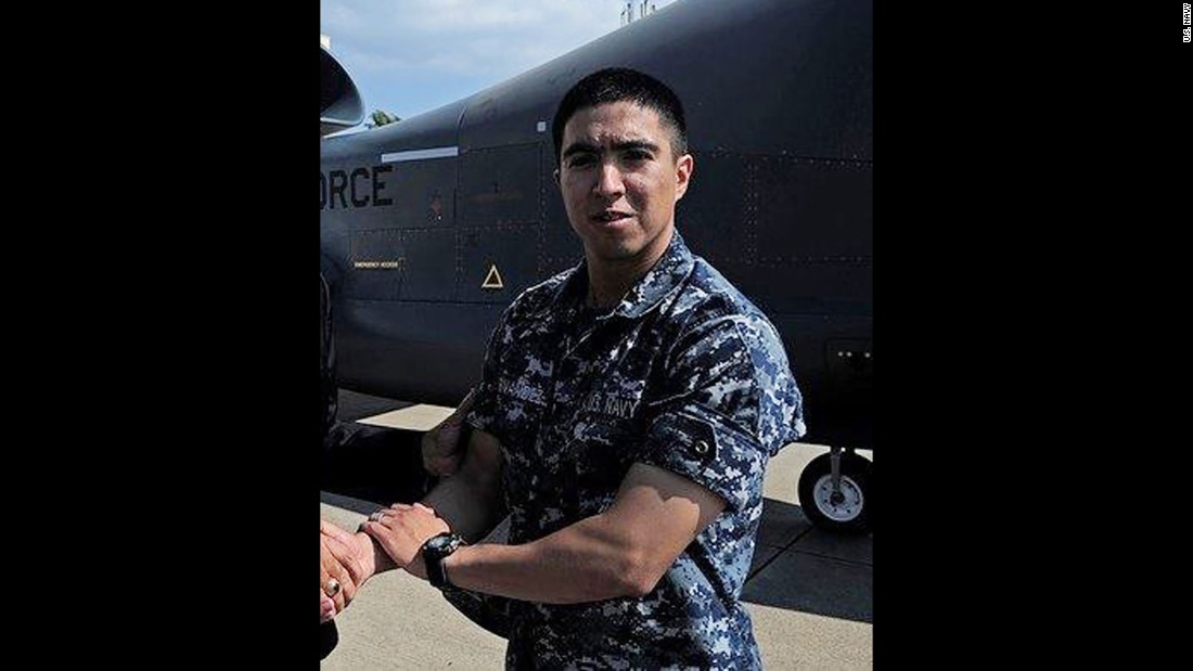 Gunner&#39;s Mate 2nd Class Noe Hernandez, 26, from Weslaco, Texas.