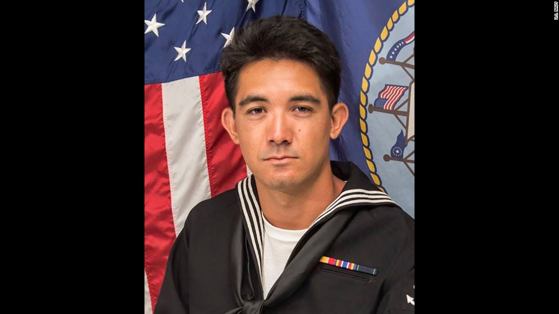 Yeoman 3rd Class Shingo Alexander Douglass, 25, from San Diego, California.