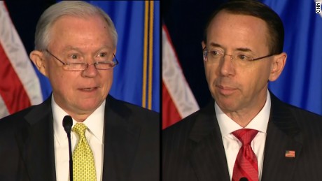   Sessions takes responsibility for keeping Rosenstein in charge of the investigation of Russia 
