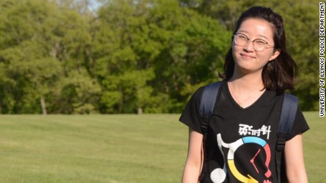 Yingying Zhang was last seen in June 2017 riding in Christensen's vehicle, police said.