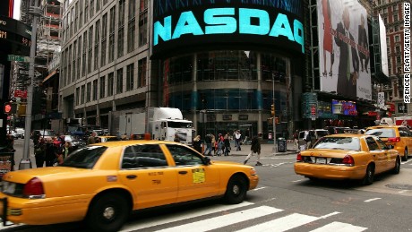 NEW YORK - NOVEMBER 20:  The NASDAQ MarketSite in Times Square is seen November 20, 2006 in New York City. For the second time this year, the London Stock Exchange turned down a cash bid from Nasdaq of GBP2.7 billion ($5 billion) to acquire shares in the exchange that it does not already own. One of two main stock exchanges in the United States, Nasdaq has been attempting for the past year to get the London exchange to agree to a merger.  (Photo by Spencer Platt/Getty Images)