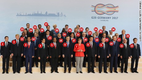 g20 class cnn leaders summit hamburg who germany group year posed kicked friday they their off