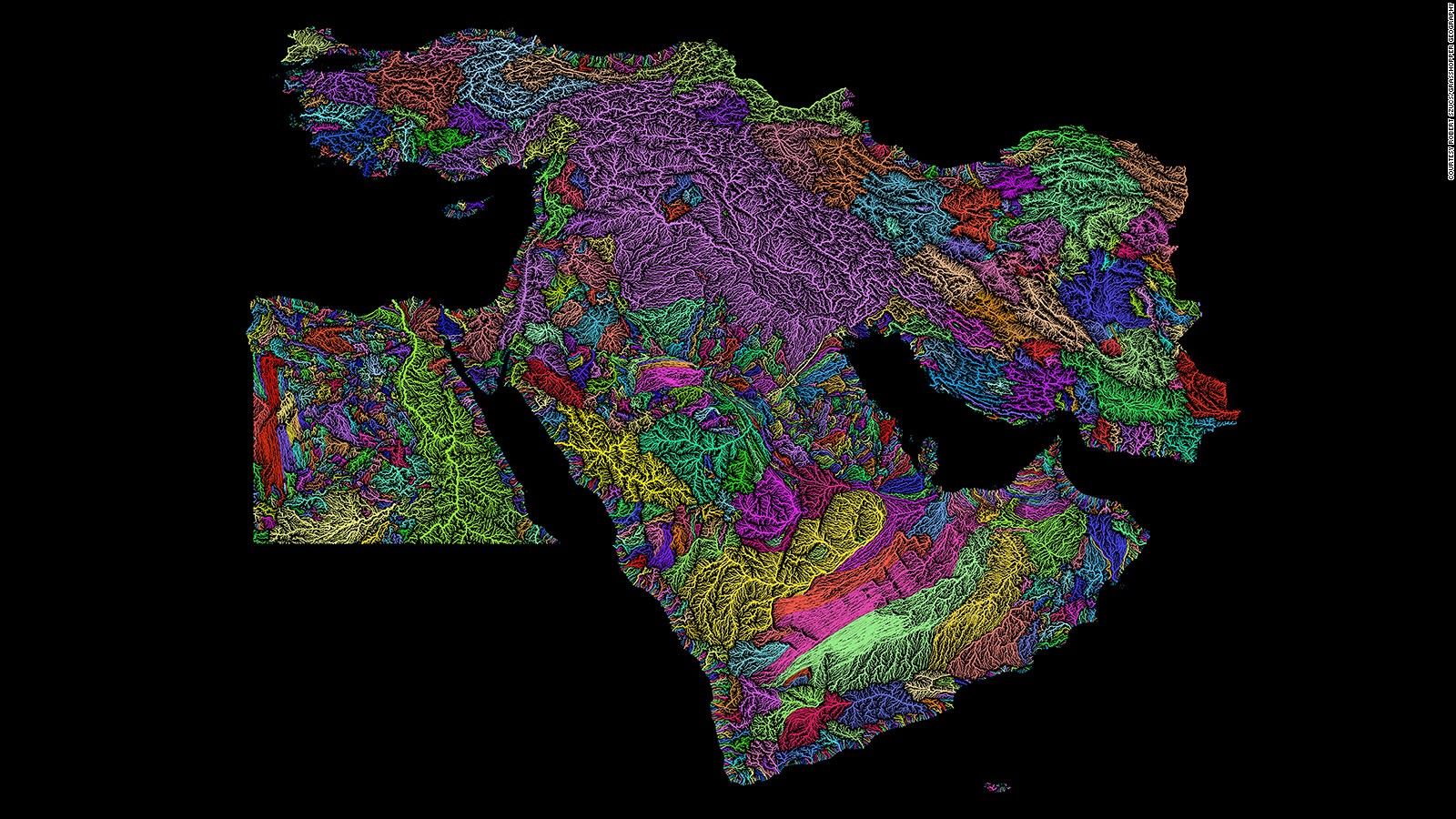 Robert Szucs River Maps River Maps Become Colorful Pieces Of Art | Cnn Travel