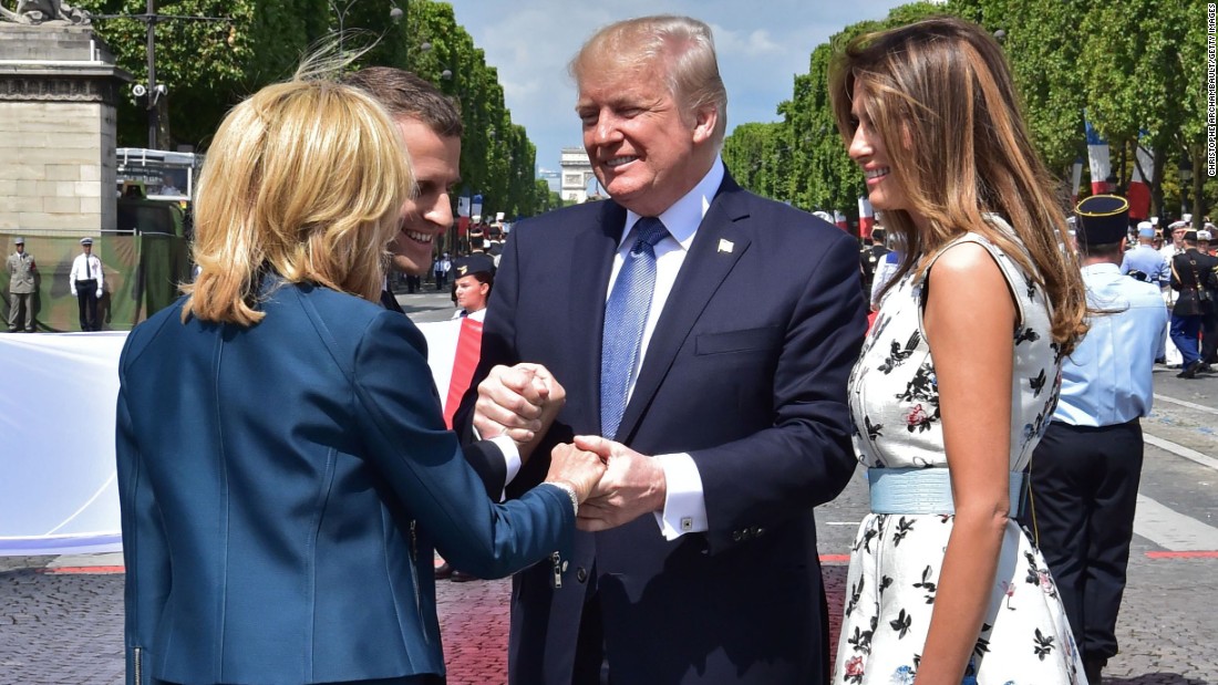 A Second By Second Analysis Of The Trump Macron Handshake Cnnpolitics 