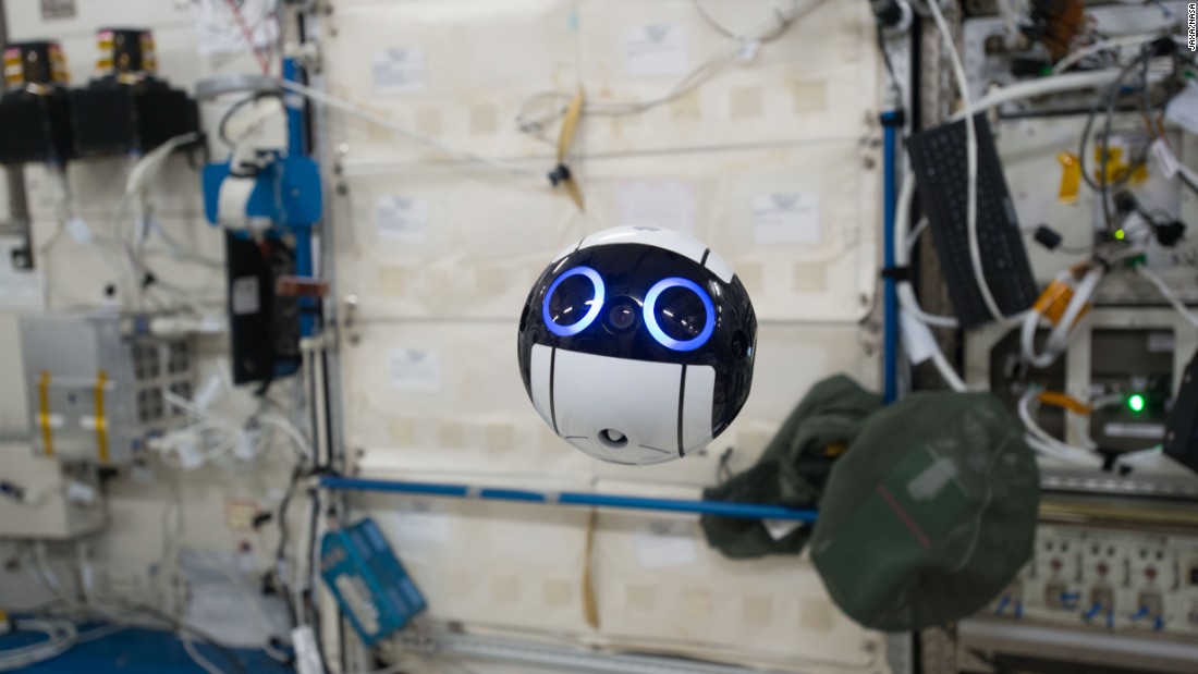 No gravity? No problem. The Japanese Aerospace Exploration Agency&#39;s JEM Internal Ball was dispatched to the International Space Station in June 2017 to take photos and videos of astronauts at work. If that sounds like vanity, it&#39;s estimated ISS occupants spend approximately 10% of their working hours photographing their findings. &lt;a href=&quot;/2017/07/18/tech/cute-japanese-space-drone/index.html&quot; target=&quot;_blank&quot;&gt;&lt;strong&gt;Read more.&lt;/strong&gt;&lt;/a&gt;