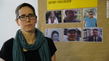 Magdalena Freudenschuss says her partner&#39;s detention in Turkey is &quot;a threat for everyone.&quot;