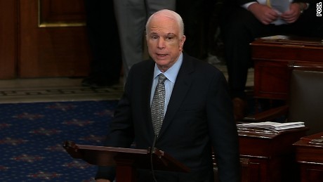McCain Senate floor 