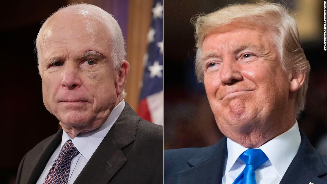 Trump Warns John Mccain Be Careful I Fight Back Cnnpolitics