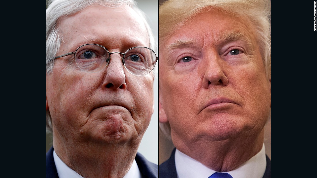 Trump Mcconnell Relationship Sinking To New Low Cnnpolitics 