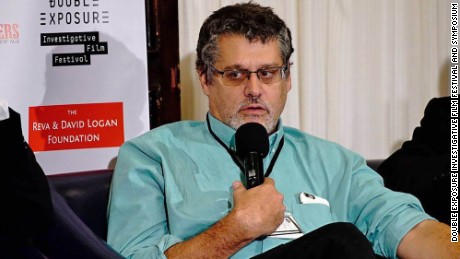Glenn Simpson, Partner of Fusion GPS, speaks on a panel at the Double Exposure Investigative Film Festival and Symposium on October 7, 2016 in Washington. http://doubleexposurefestival.com