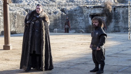 Kit Harington, Peter Dinklage in 'Game of Thrones'