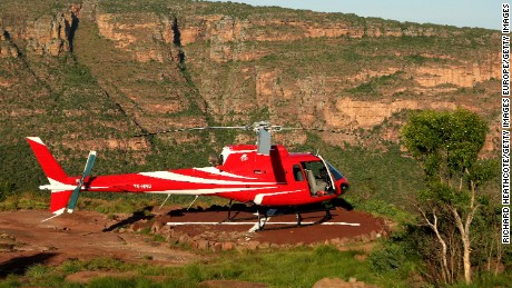 A golf course with a view: 山, wildlife and you need a helicopter to reach the 19th hole