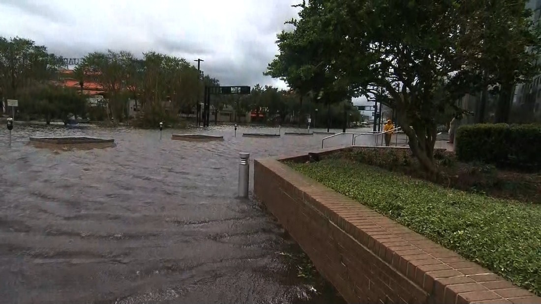 Record storm surge underway in Jacksonville CNN Video