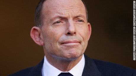 Former Australian Prime Minister Tony Abbott in September 15, 2015 in Canberra.