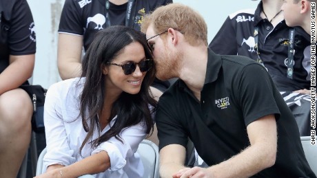 Prince Harry and Meghan Markle at the Invictus Games 2017.