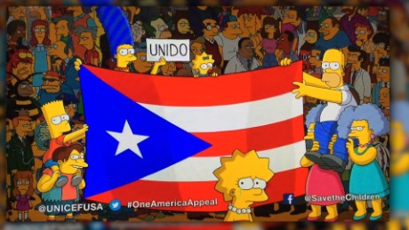 cnnee cafe vo los simpsons apoyan a puerto rico con su bandera en la temporada_00000024