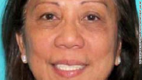 This undated photo provided by the Las Vegas Metropolitan Police Department shows Marilou Danley. Danley, 62, returned to the United States from the Philippines on Tuesday night, Oct. 3, 2017, and was met at Los Angeles International Airport by FBI agents, according to a law enforcement official. Authorities are trying to determine why Stephen Paddock, Danley&#39;s boyfriend, killed dozens of people in Las Vegas Oct. 1, in the deadliest mass shooting in modern U.S. history. (Las Vegas Metropolitan Police Department via AP, File)
