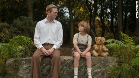 Domhnall Gleeson and Will Tilston in 'Goodbye Christopher Robin'