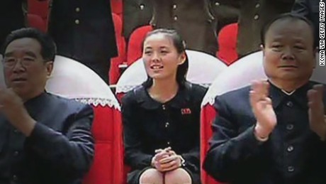 Kim Yo Jong, the youngest sister of North Korean leader Kim Jong Un, seen in March 2014.
