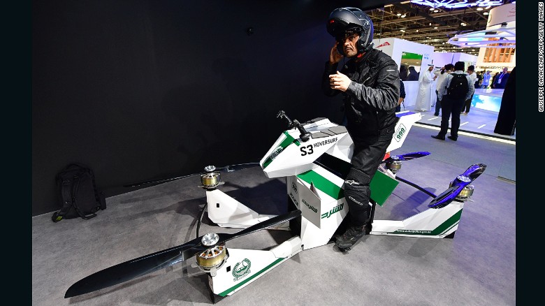 Dubai Police are not alone in utilizing innovative flying vehicles. Companies around the world are coming up with new designs for vertical take-off and landing (VTOLs) aircraft.&lt;br /&gt;&lt;strong&gt;&lt;br /&gt;Hoversurf&lt;/strong&gt; -- This Russian-designed hoverbike is the newest addition to Dubai Police&#39;s tech squad.