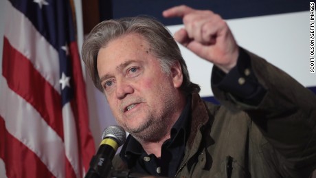 Former advisor to President Donald Trump and executive chairman of Breitbart News, Steve Bannon introduces Roy Moore, Republican candidate for the U.S. Senate in Alabama, at an election-night rally on September 26, 2017 in Montgomery, Alabama. Moore, former chief justice of the Alabama supreme court, defeated incumbent Sen. Luther Strange (R-AL) in a primary runoff election for the seat vacated when Jeff Sessions was appointed U.S. Attorney General by President Donald Trump. Moore will now face Democratic candidate Doug Jones in the general election in December. 