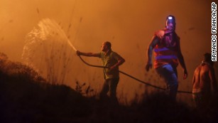 Portugal and Spain wildfires kill at least 39 people