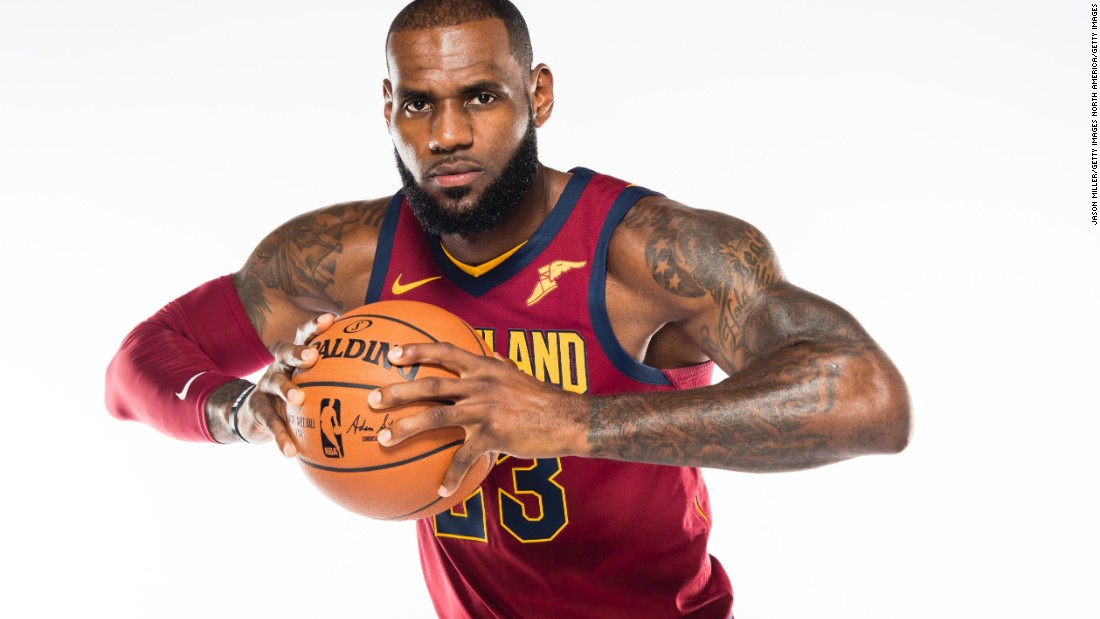 Cleveland Cavaliers' LeBron James is another major athlete with major art work on his body. The world's most famous NBA player has &quot;Chosen 1&quot; on his back, to name just one, a tattoo he had done after becoming a cover star on a Sports Illustrated issue while still in High School. 