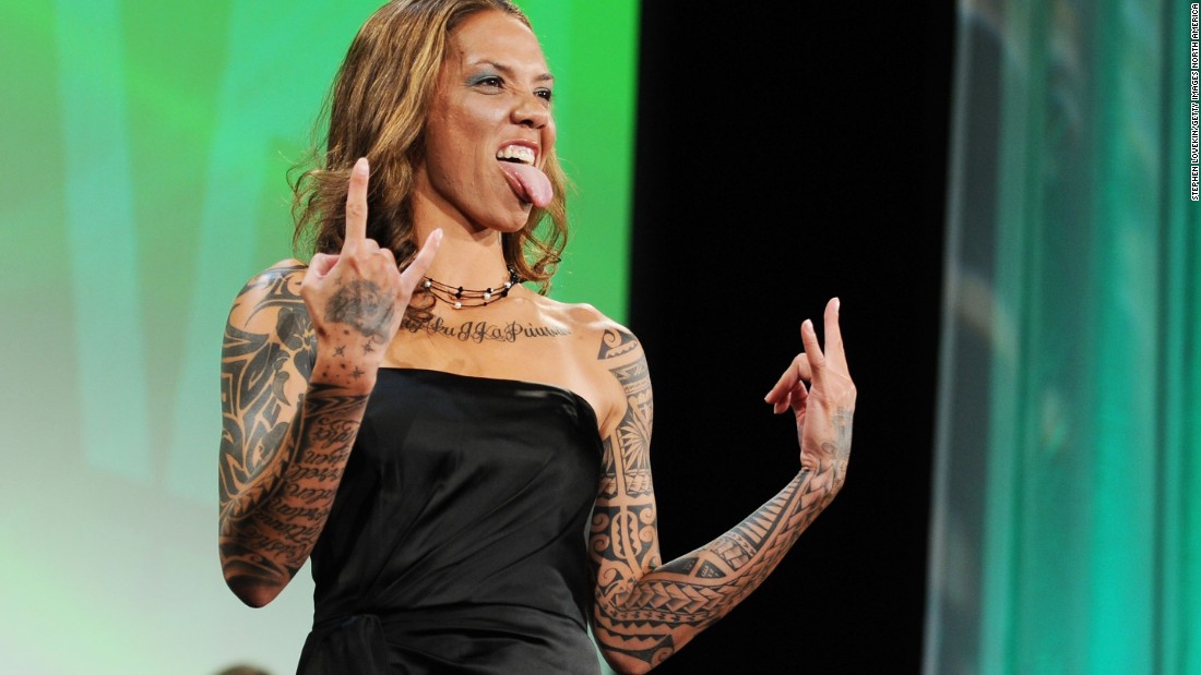 American footballer Natasha Kai, who made her international debut in 2006, has a unique style and famously appeared on TV show &quot;LA Ink.&quot;