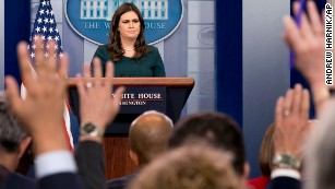 Sarah Sanders just made an absolutely outrageous argument about the media