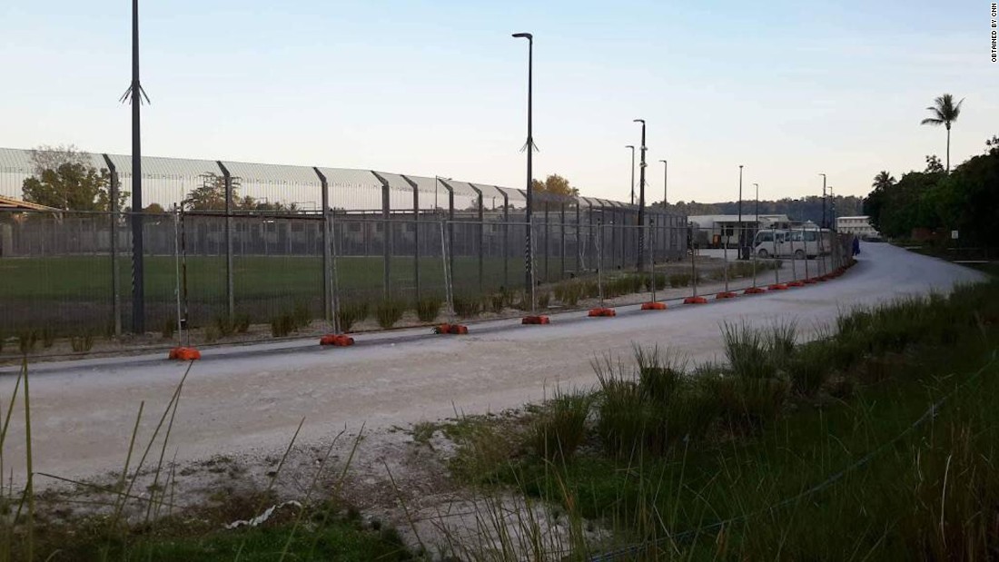 The Manus regional processing center is located on the Lombrum Naval Base, outside the main town of Lorengau.