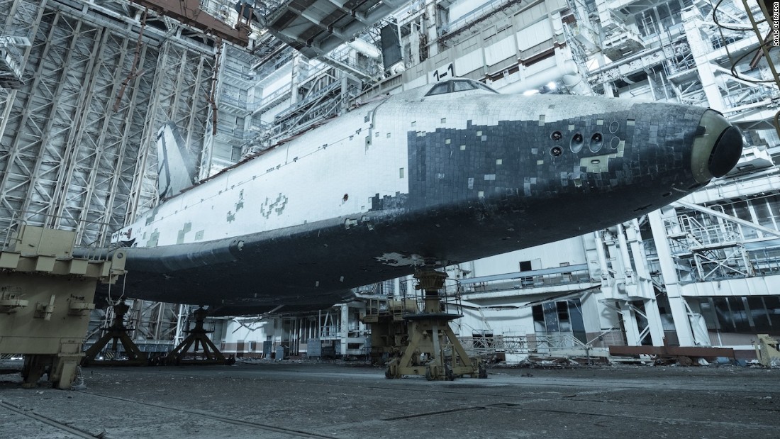 buran shuttle abandoned