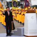 South Korean Prime Minister Lee Nak-Yon olympic torch incheon bridge