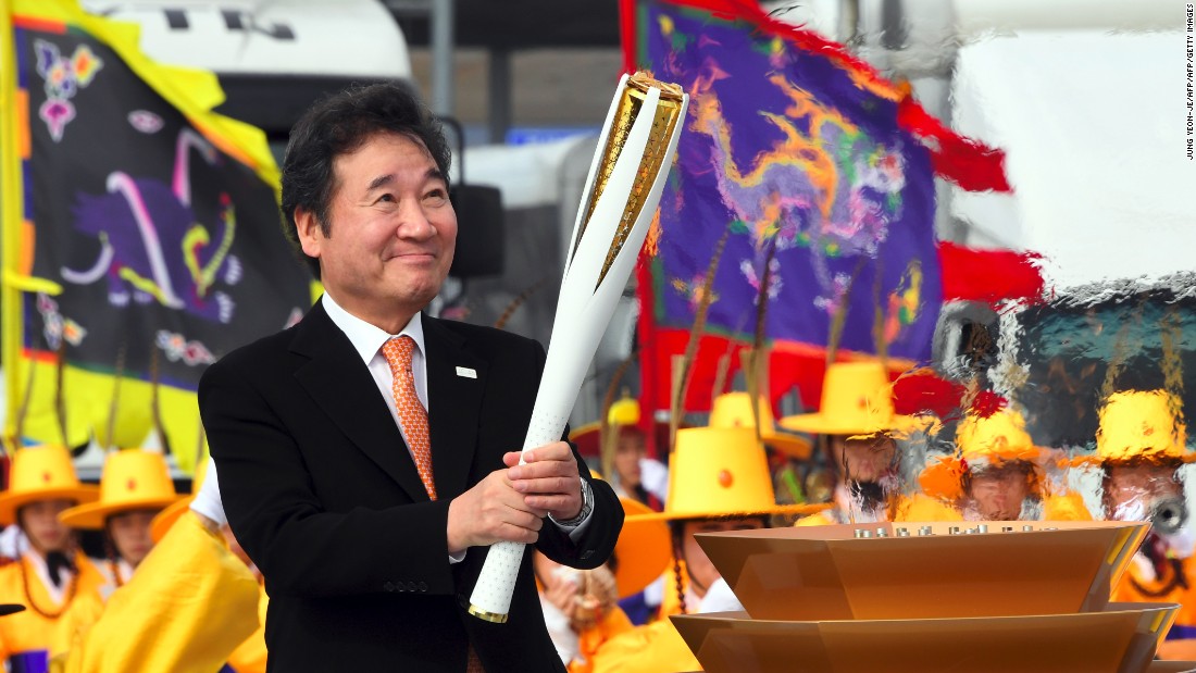 The iconic Olympic flame arrived in South Korea on Wedesday, November 1, signaling 100 days to go until the PyeongChang 2018 &lt;a href=&quot;http://edition.cnn.com/specials/sport/winter-olympics-2018&quot;&gt;Winter Games. &lt;/a&gt;