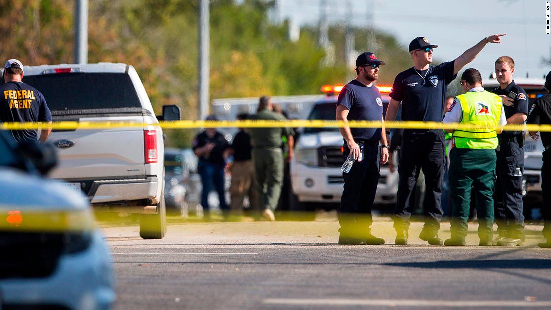 Authorities Texas Church Shooter Had Three Gunshot Wounds Cnn