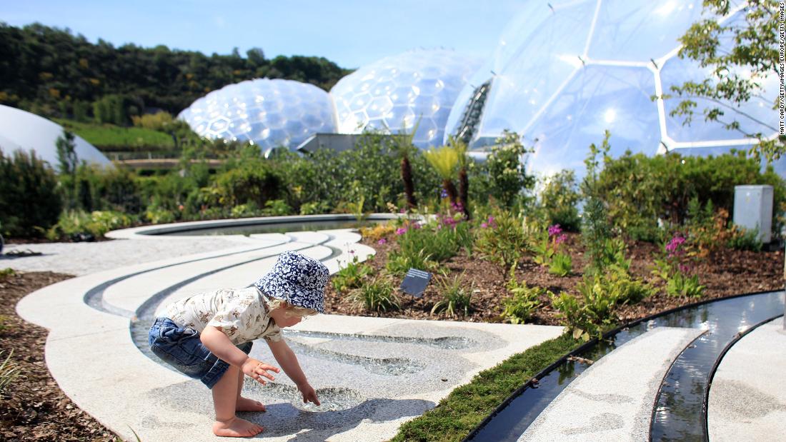 The site covers over 13 hectares and has two massive transparent dome enclaves, known as biomes.