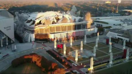 Watch the historic Georgia Dome implode