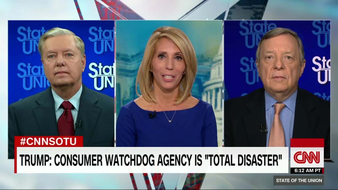 Durbin Graham Disagree On Who Is Head Of Cfpb Cnn Video