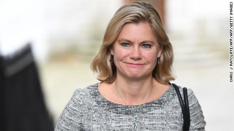 UK cabinet minister Justine Greening