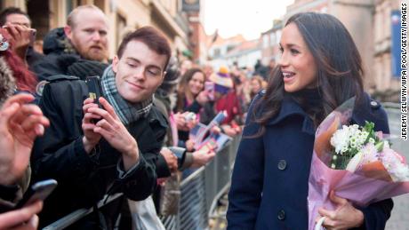 Markle appeared confident during her first official public engagement.